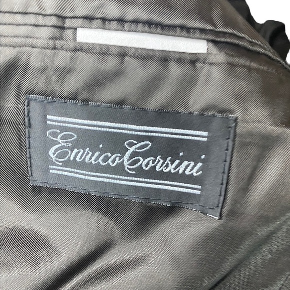 Men's Black Two-Piece Suit - 100% Pure Wool - Tailored Jacket & Trousers - Picture 4 of 13